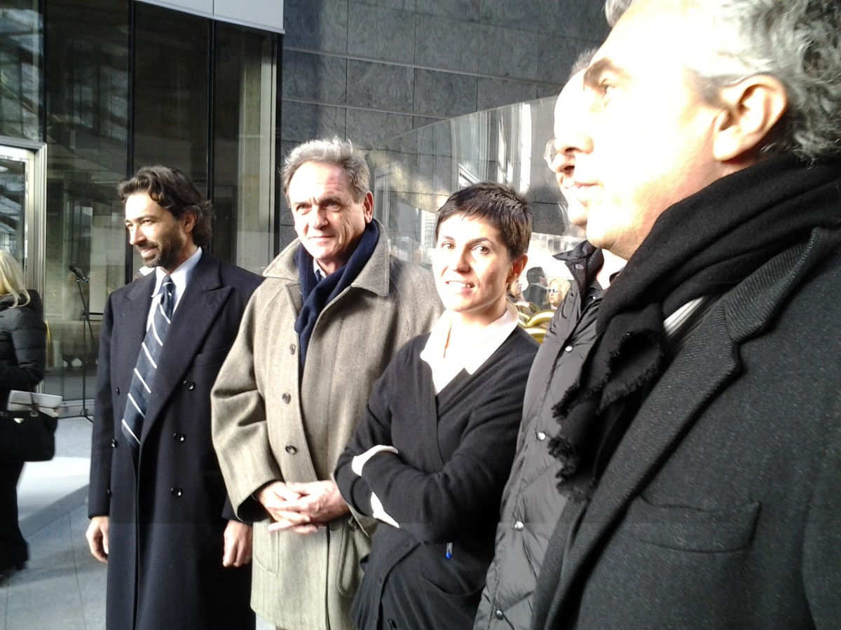 Alberto Garutti con Paola Nicolin e Stefano Boeri