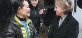 Toshiko Horiuchi MacAdam con l'Assessore Flavia Barca